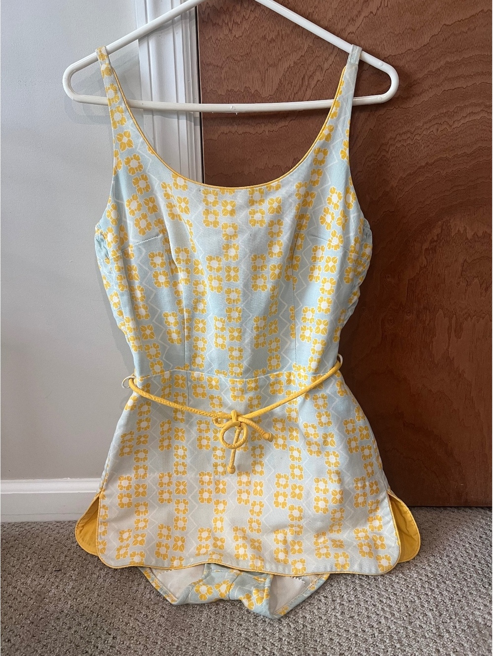 Vintage 1970’s Swim Playsuit